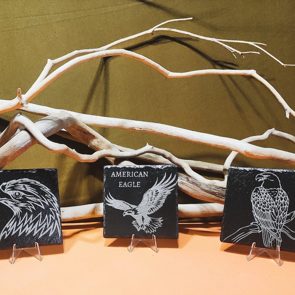 Black Slate Coasters